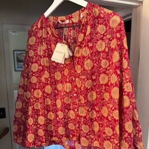 NWT Doen Jane Blouse in Desert Blooms (Size M)